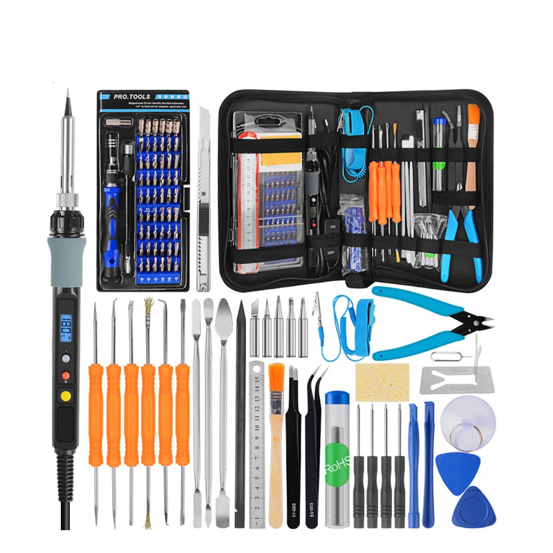 Screwdriver Set Precision - Alat Solder Listrik Digital dengan Layar