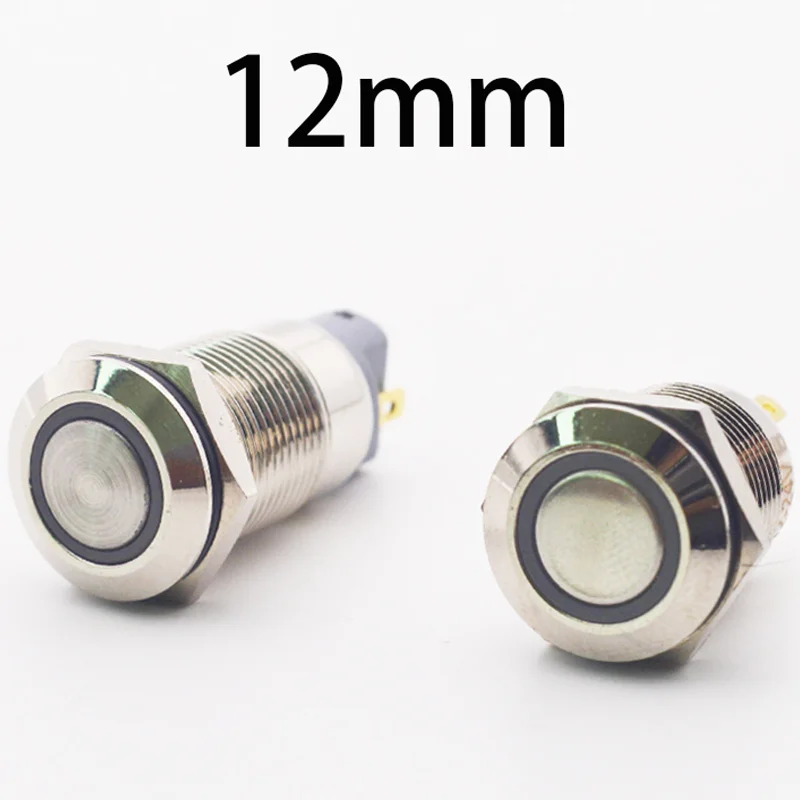 Home Improvement Loan - Sakelar Tombol Elektronik 12Mm Lampu Led