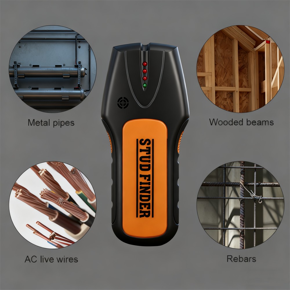 Stud Finder Magnetic - Detektor Logam Genggam Multifungsi Pencari Kayu