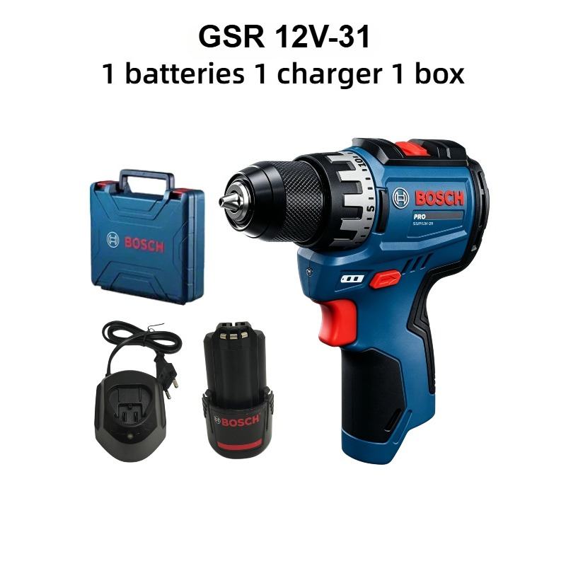 Power Drill Cordless - Bosch Professional GSR 12V-31 Bor Tanpa