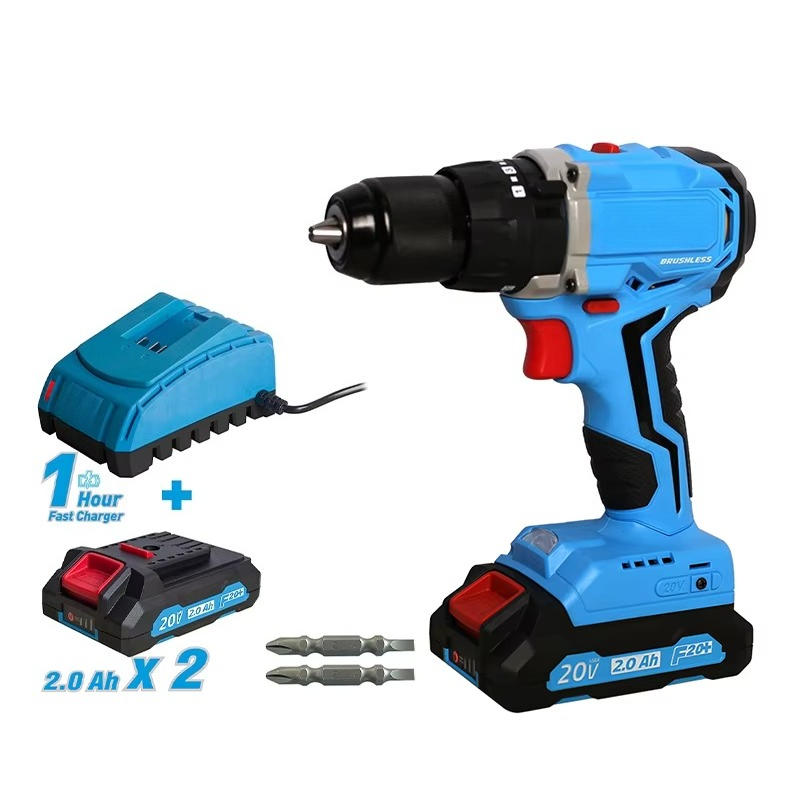 Power Drill Cordless - Set Perkakas Bor Tanpa Kabel 20v