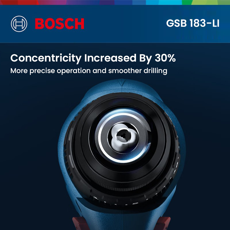 Power Drill Cordless - Bosch GSB 183-LI Obeng Bor Listrik