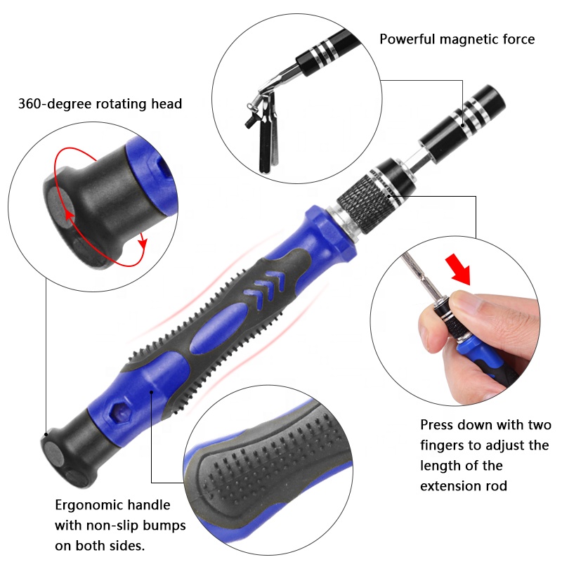 Alat Solder Listrik Digital de - Screwdriver Set Precision ulasan dan harga