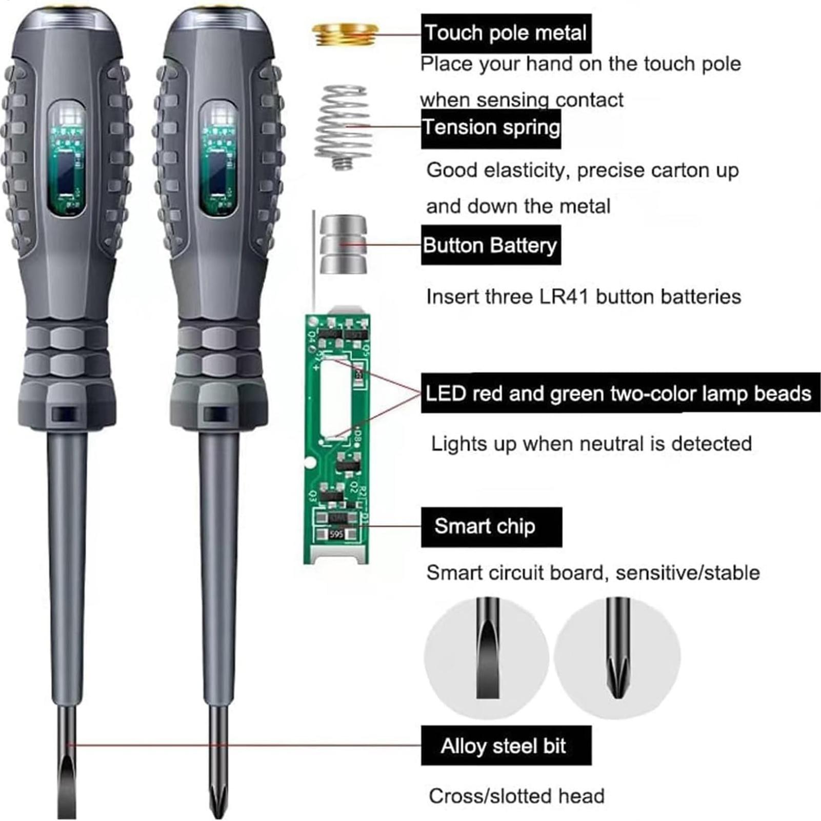 Obeng 2in1 Detektor Listrik To - Stud Finder Magnetic ulasan dan harga