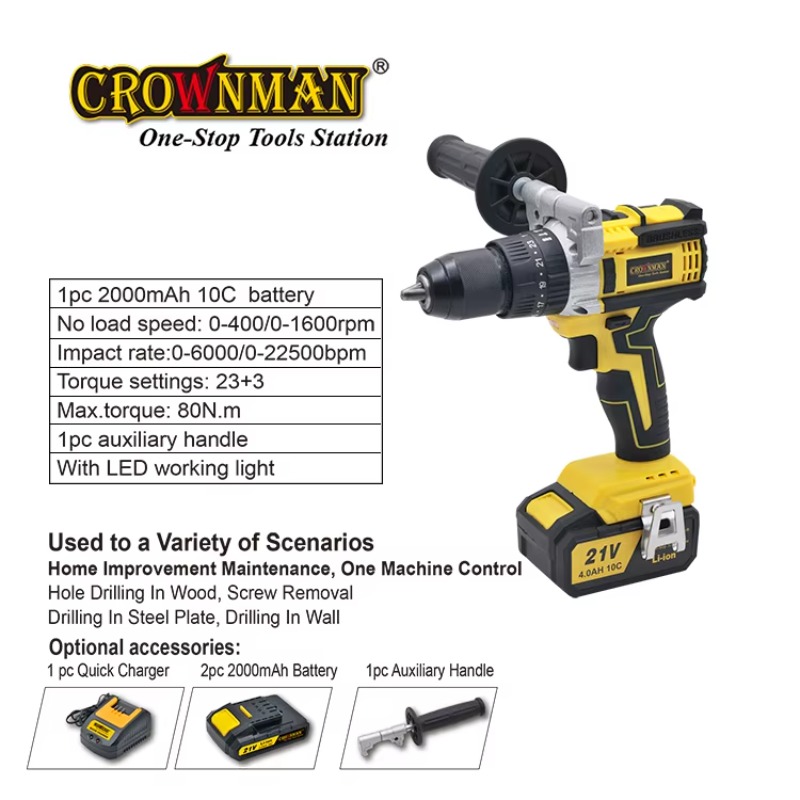 Motor Brushless Bertenaga 80N. - Power Drill Cordless ulasan dan harga