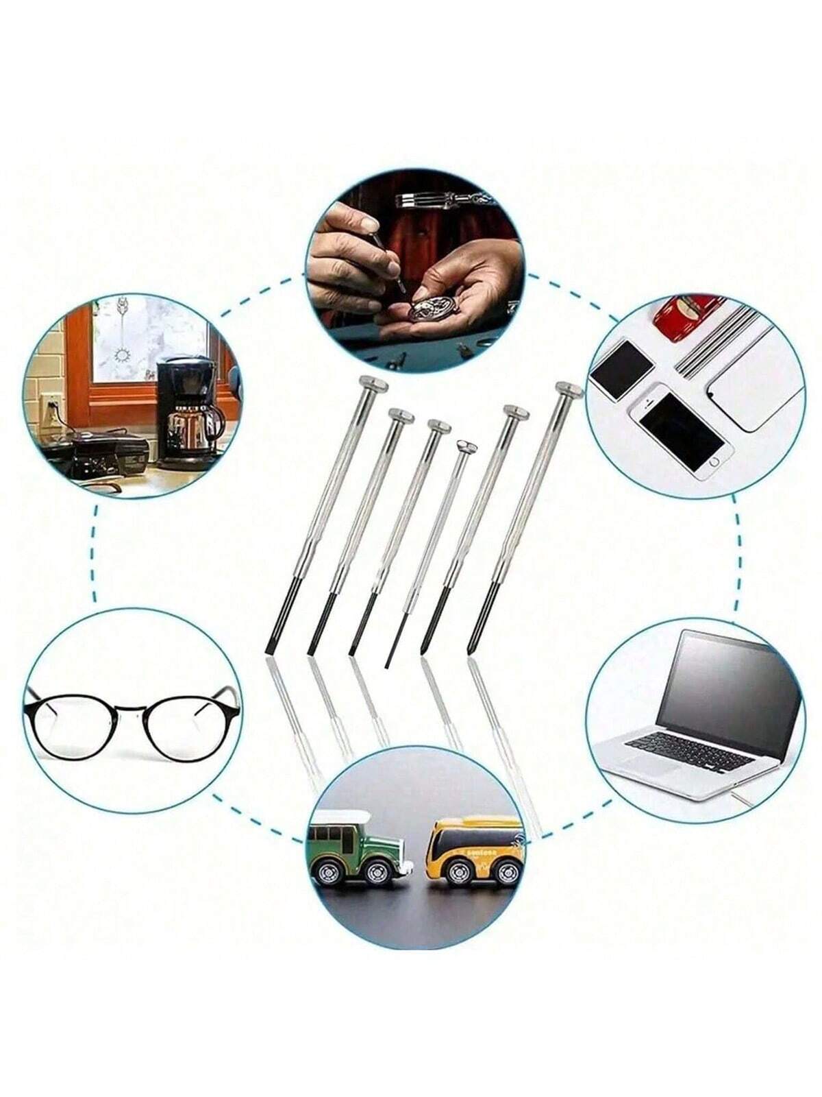Set Obeng 6 Buah, Aksesori Kac - Screwdriver Set Precision ulasan dan harga